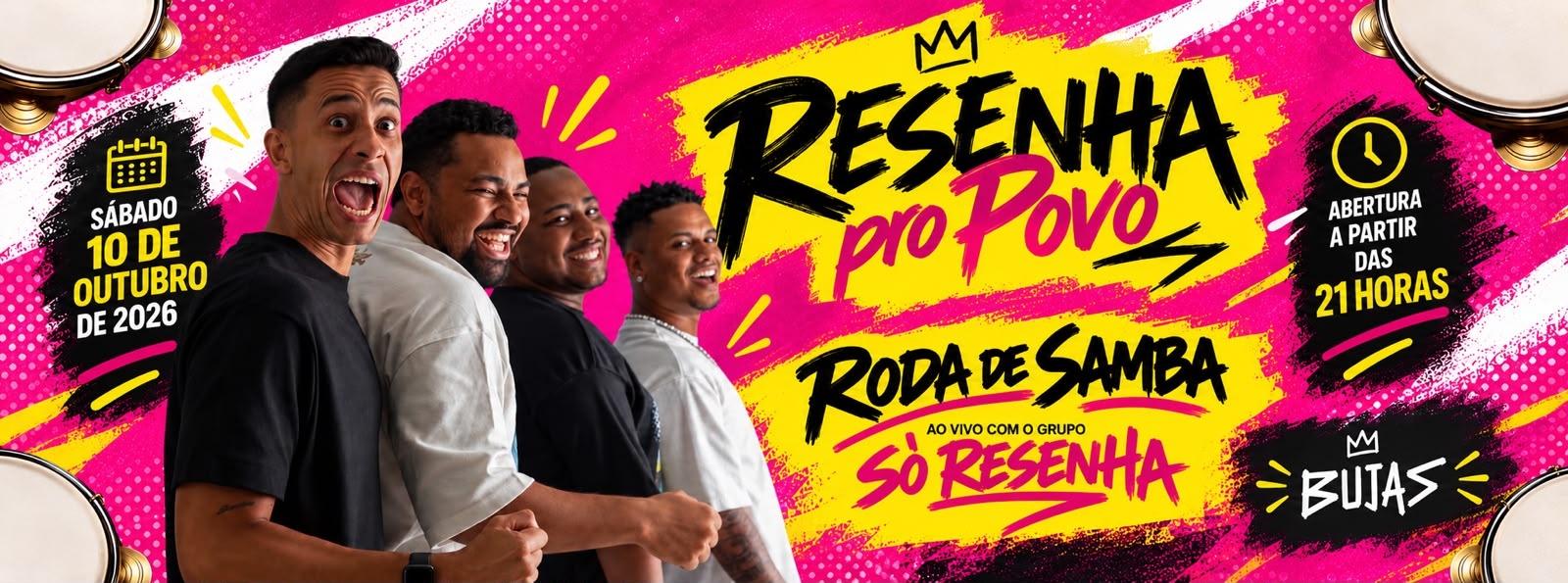 Resenha Pro Povo Roda De Samba No Bujas Santos Sp
